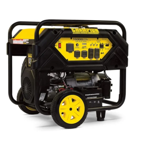 Champion 15,000/12,000W Portable Generator w/ Electric Start & Lift Hook